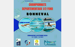 CHAMPIONNATS DEPARTEMENTAUX 1/2 FOND - 6 OCT 24