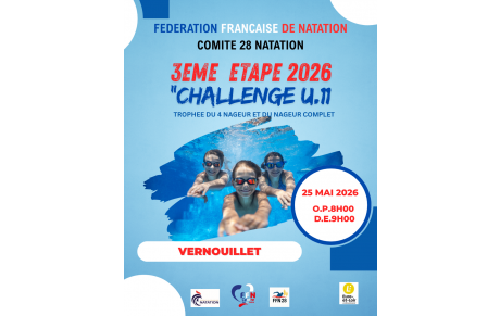 3eme étape - CHALLENGE U.11  - 25 MAI 2026 - VERNOUILLET